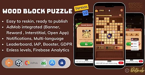 Wood Block Puzzle - Unity Complete Project