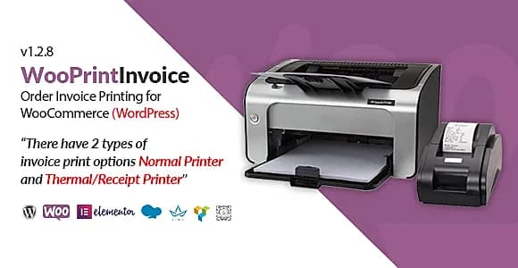 WooPrintInvoice - Order invoice print for WooCommerce WordPress Plugin