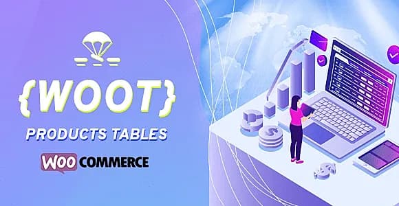WOOT - WooCommerce Active Products Tables WordPress Plugin