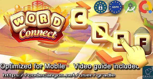 Word Connect (Admob + GDPR + Android Studio)