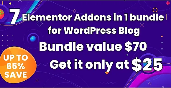 WordPress Blog Plugin - Elementor Addons Bundle For Blogger