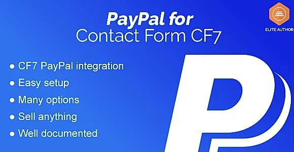 Wordpress CF7 PayPal WordPress Plugin