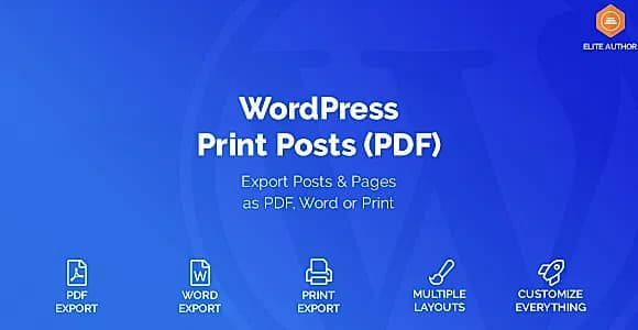 WordPress Print Posts WordPress Plugin