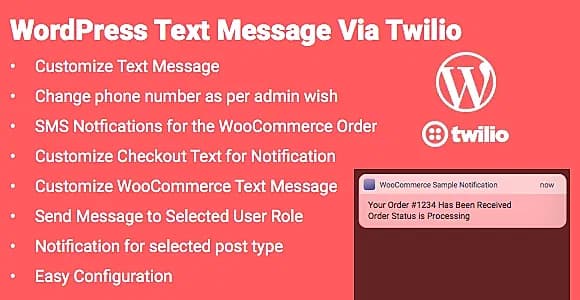 WordPress Twilio SMS Integration