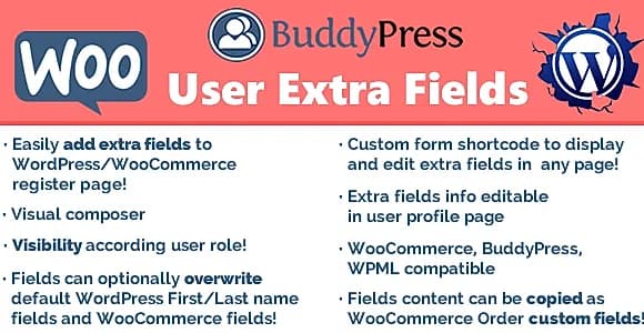 WordPress User Extra Fields WordPress Plugin