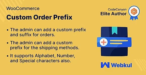 WordPress WooCommerce Custom Order Prefix WordPress Plugin