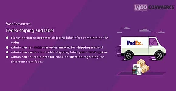 WordPress WooCommerce FedEx Shipping and Label Plugin