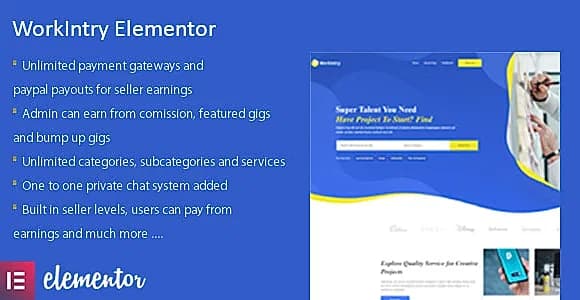 Workintry Elementor Extension WordPress Plugin