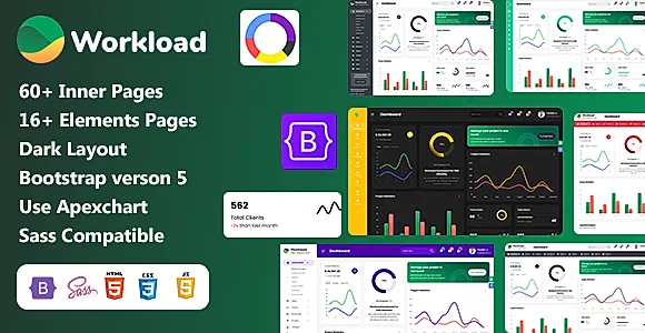 Workload | Project Management Bootstrap 5 Admin Dashboard Template