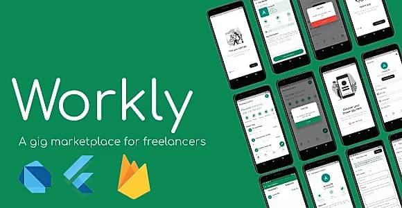 Workly - Real-Time freelancers and gigs market place flutter app