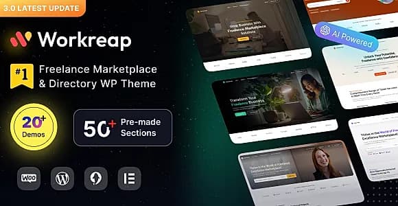 Workreap WordPress Theme