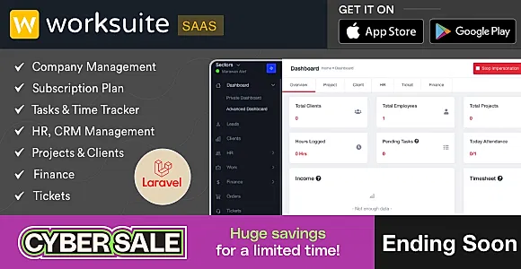 Worksuite Saas - Project Management System
