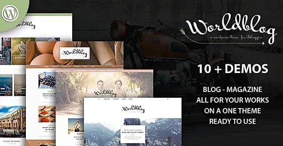 WorldBlog WordPress Theme