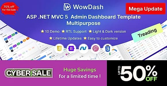 WowDash - ASP .NET MVC 5 - Multipurpose Admin Dashboard Template