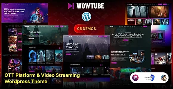 Wowtube WordPress Theme