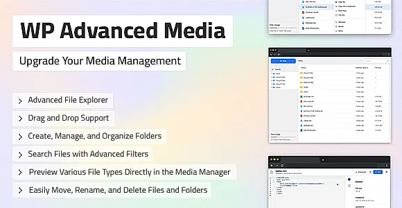 WP Advanced Media WordPress Plugin