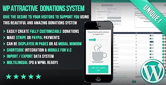 WP Attractive Donations System WordPress Plugin