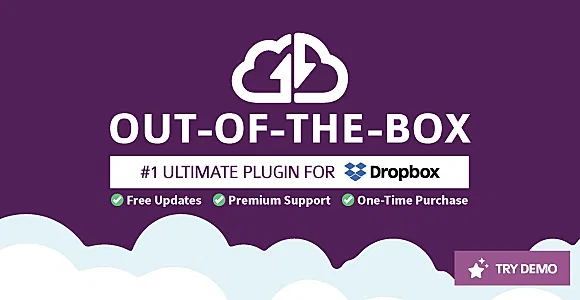 WP Cloud Plugins - Dropbox (Out-of-the-Box) WordPress Plugin