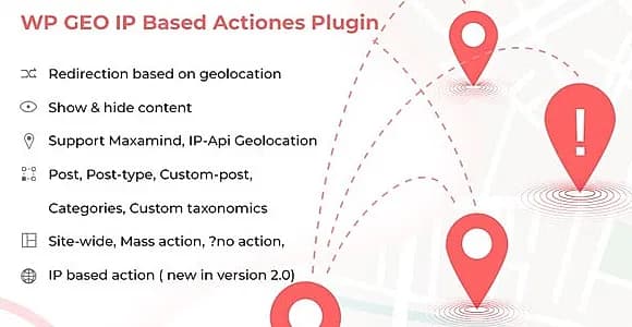 WP-GeoIP-Actions WordPress Plugin