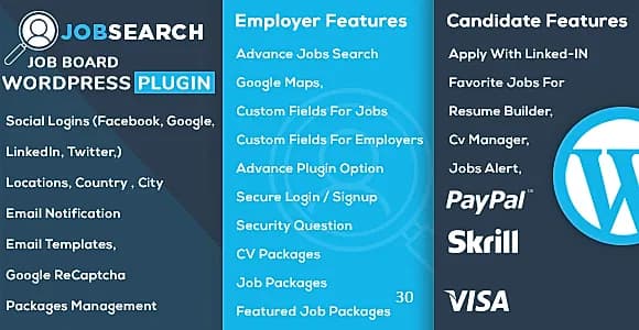 WP JobSearch WordPress Plugin