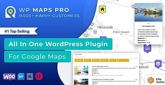 WP MAPS PRO WordPress Plugin