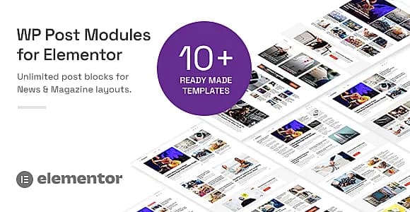 WP Post Modules for Elementor WordPress Plugin