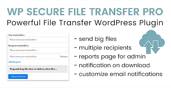 WP Secure File Transfer PRO WordPress Plugin