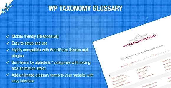 WP Taxonomy Glossary WordPress Plugin