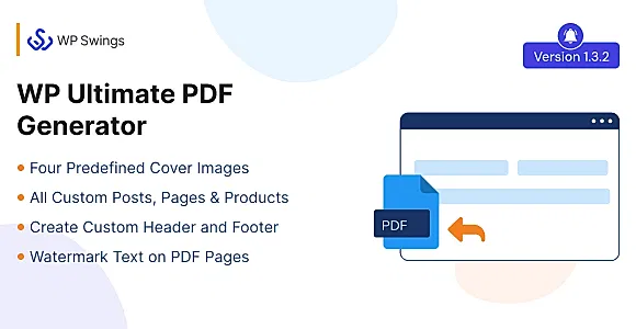Wp Ultimate Pdf Generator WordPress Plugin