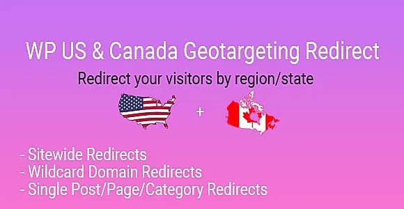 WP US&Canada State Geotargeting Redirect