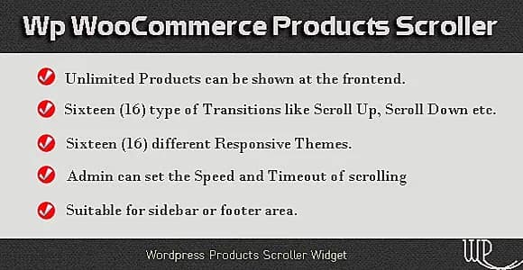 WP WooCommerce Products Scroller