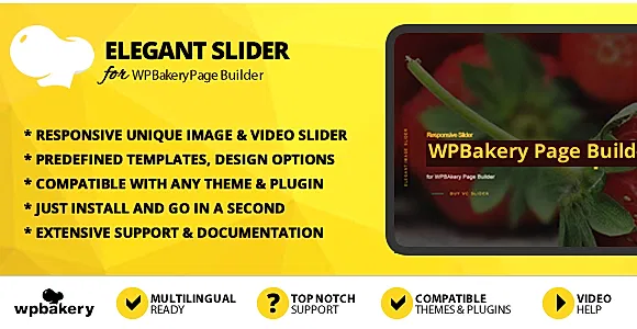 WPBakery Elegant Slider WordPress Plugin