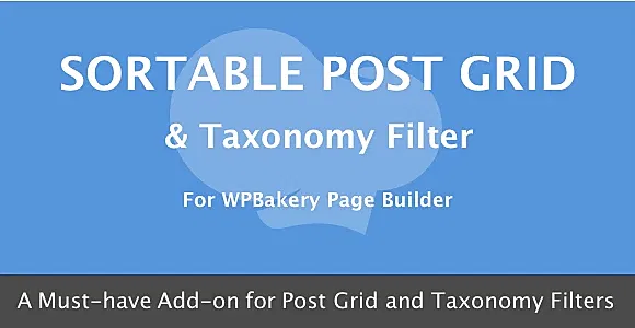WPBakery Page Builder - Sortable Grid & Taxonomy filter WordPress Plugin
