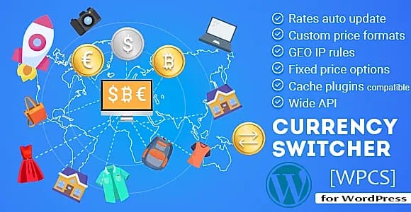 WPCS - WordPress Currency Switcher WordPress Plugin