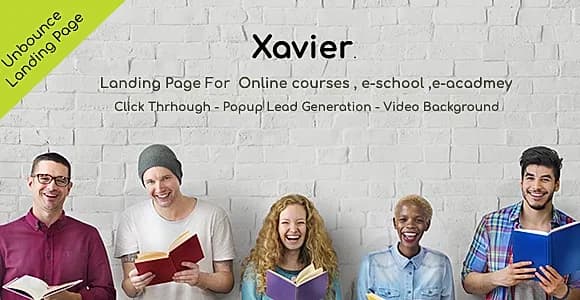 Xavier Unbounce Landing Page