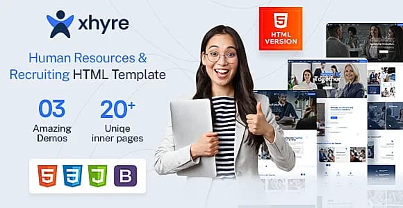 Xhyre - Human Resources & Recruiting HTML Template