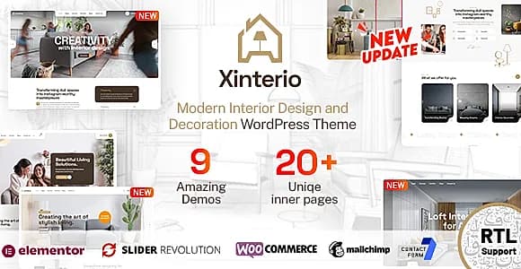 Xinterio WordPress Theme