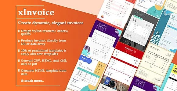 xInvoice - Generate beautifully designed invoices dynamically