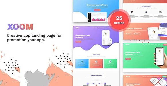XOOM | App Landing Page