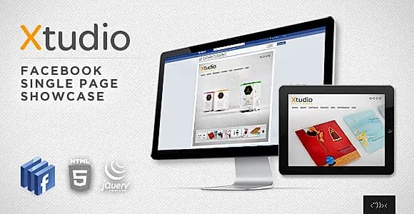 Xtudio - Facebook Single Page Showcase