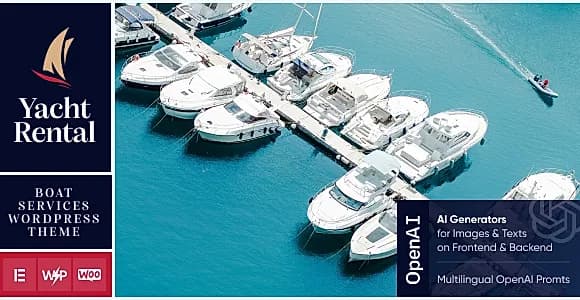 Yacht Rental WordPress Theme