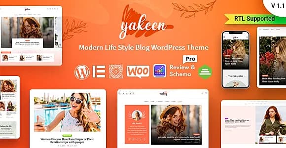 Yakeen WordPress Theme