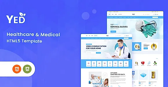 Yed - Pharmacy & Online Medical Store HTML Template
