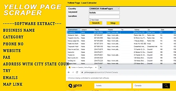 Yellow Page Lead Extractor Software