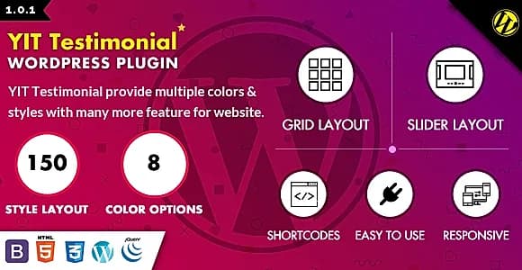 YIT Testimonial Showcase WordPress Plugin