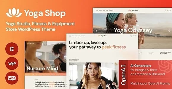 Yoga Shop WordPress Theme