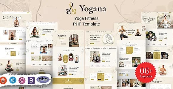 Yogana - Yoga Fitness PHP Template