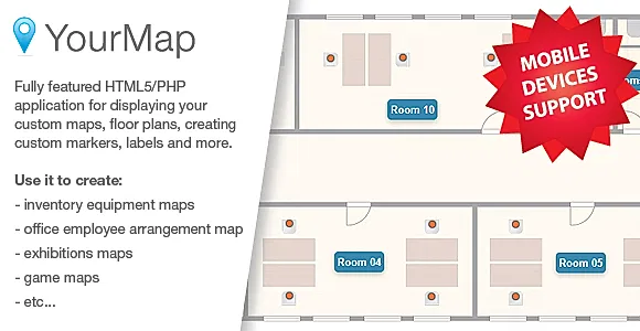 YourMap - customizable maps with back-end panel