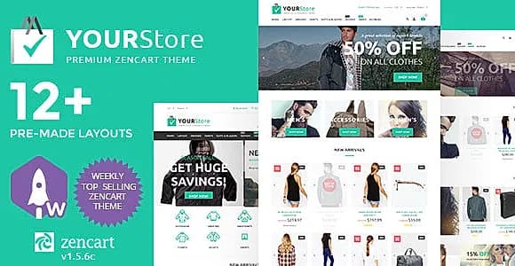 YourStore Premium Zen Cart Theme