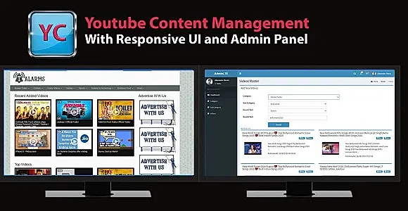 Youtube Channel management with Admin and website in MVC 5 and MySql